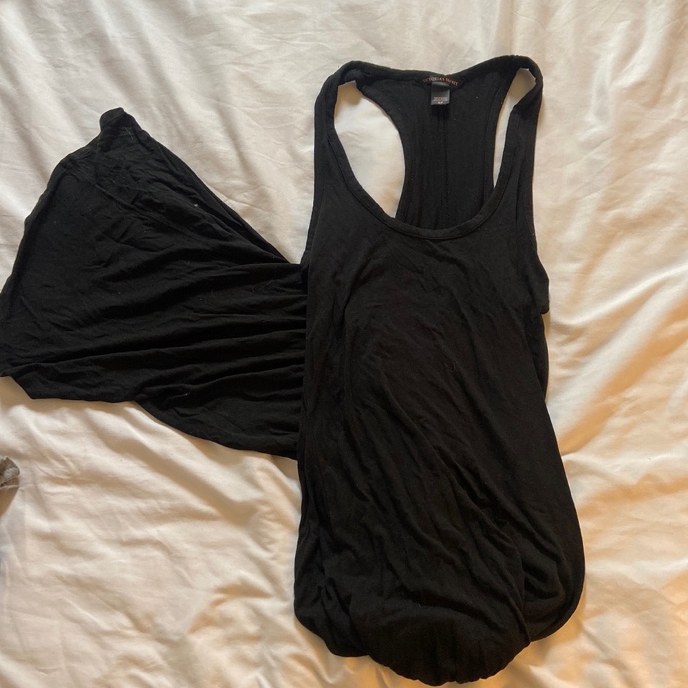 Black maxi dress